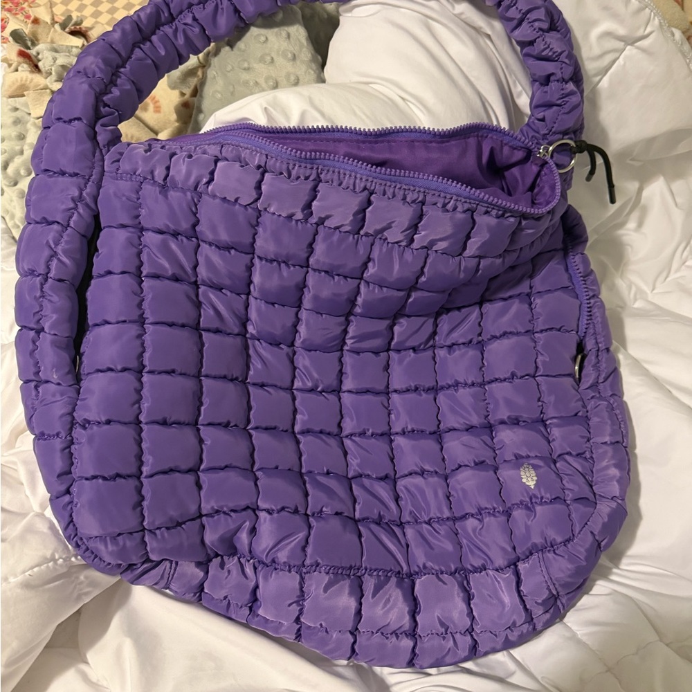 SOLD Free People Purple Quilted Women's Bag